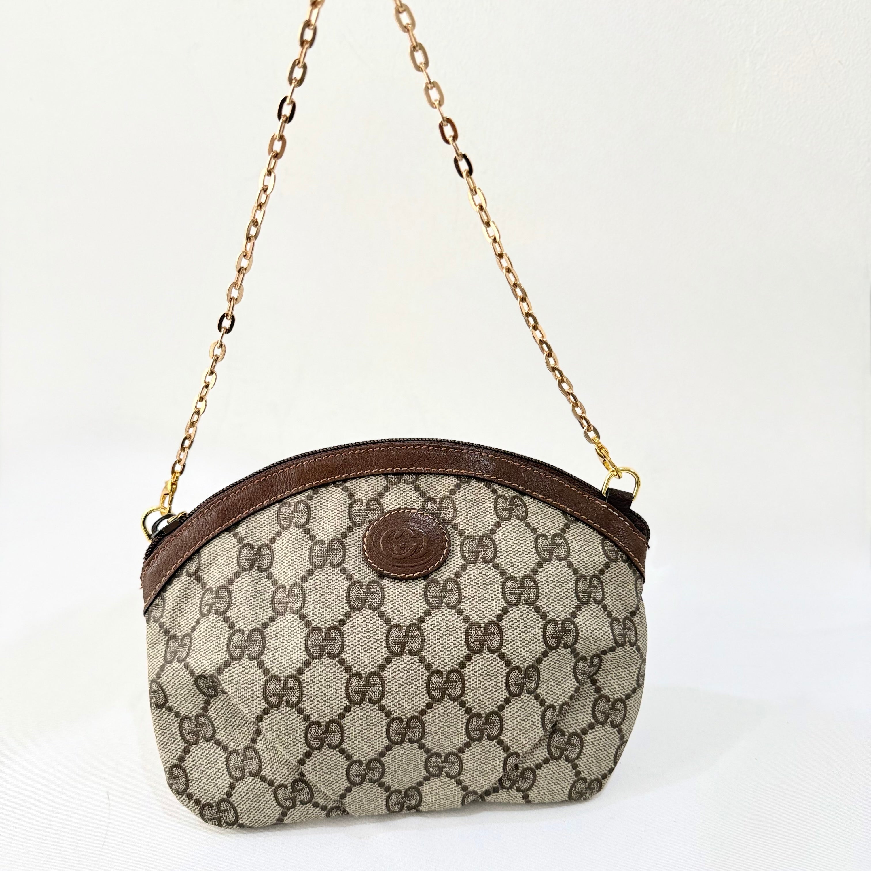 GUCCI GG Supreme Web Sherry Line Pochette