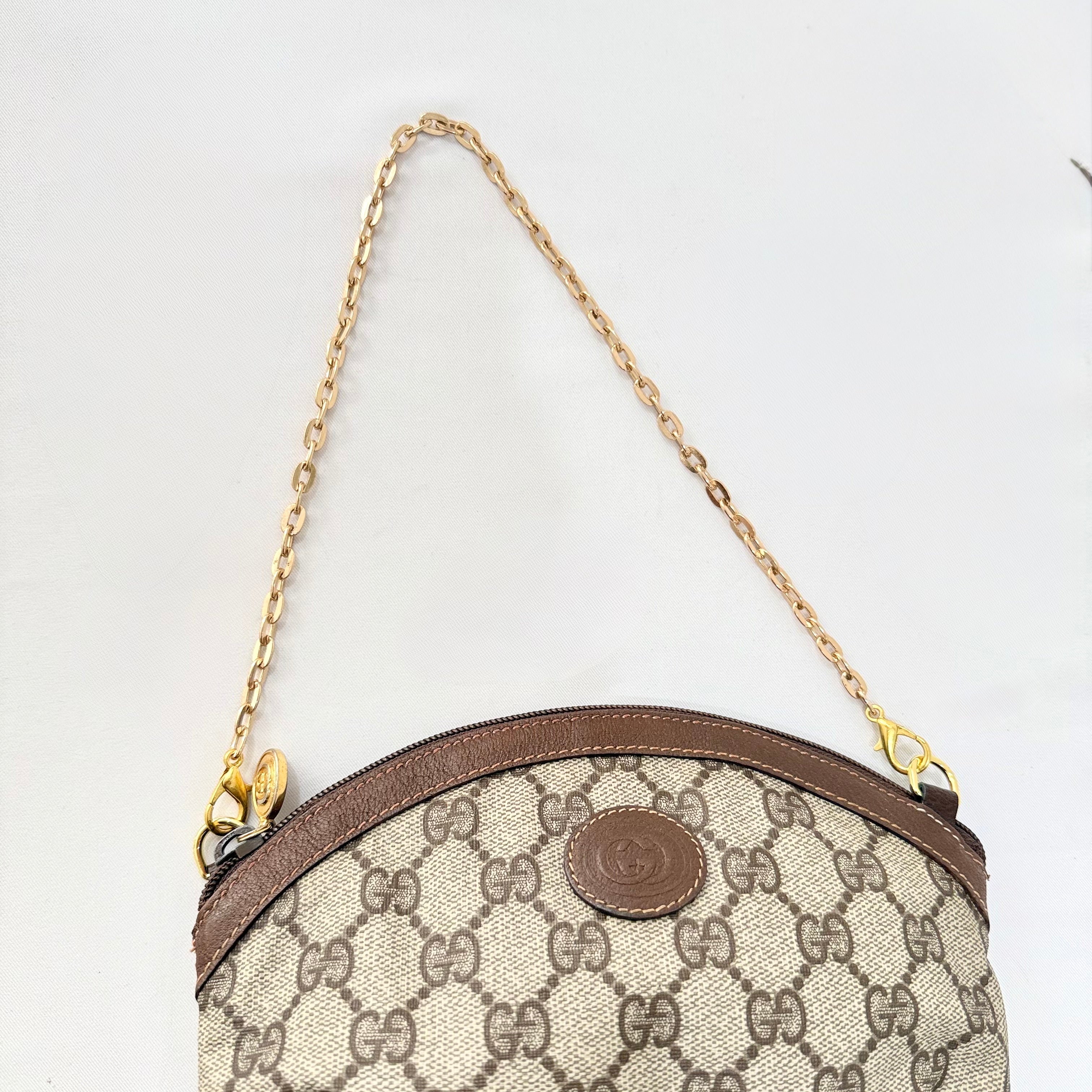 GUCCI GG Supreme Web Sherry Line Pochette