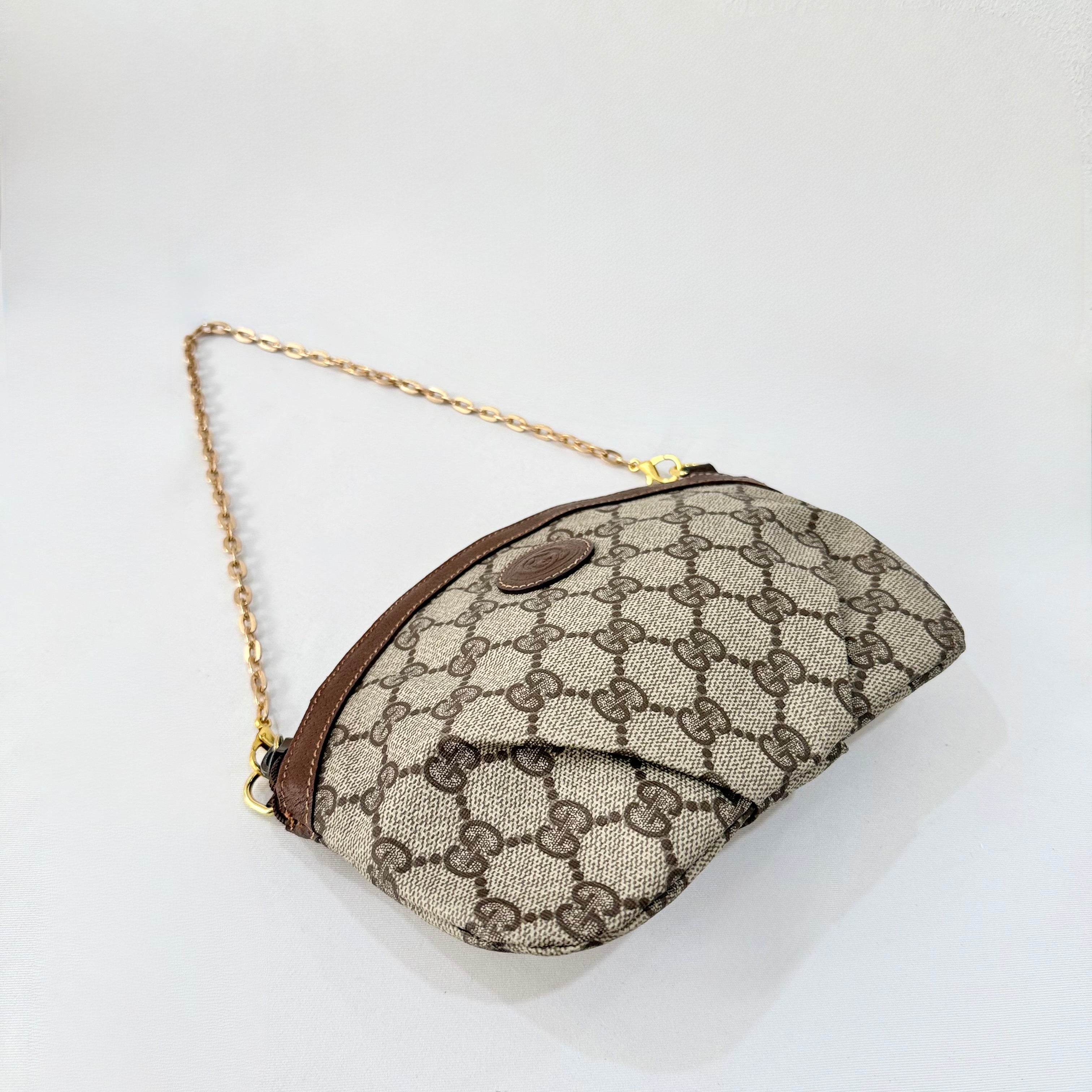 GUCCI GG Supreme Web Sherry Line Pochette
