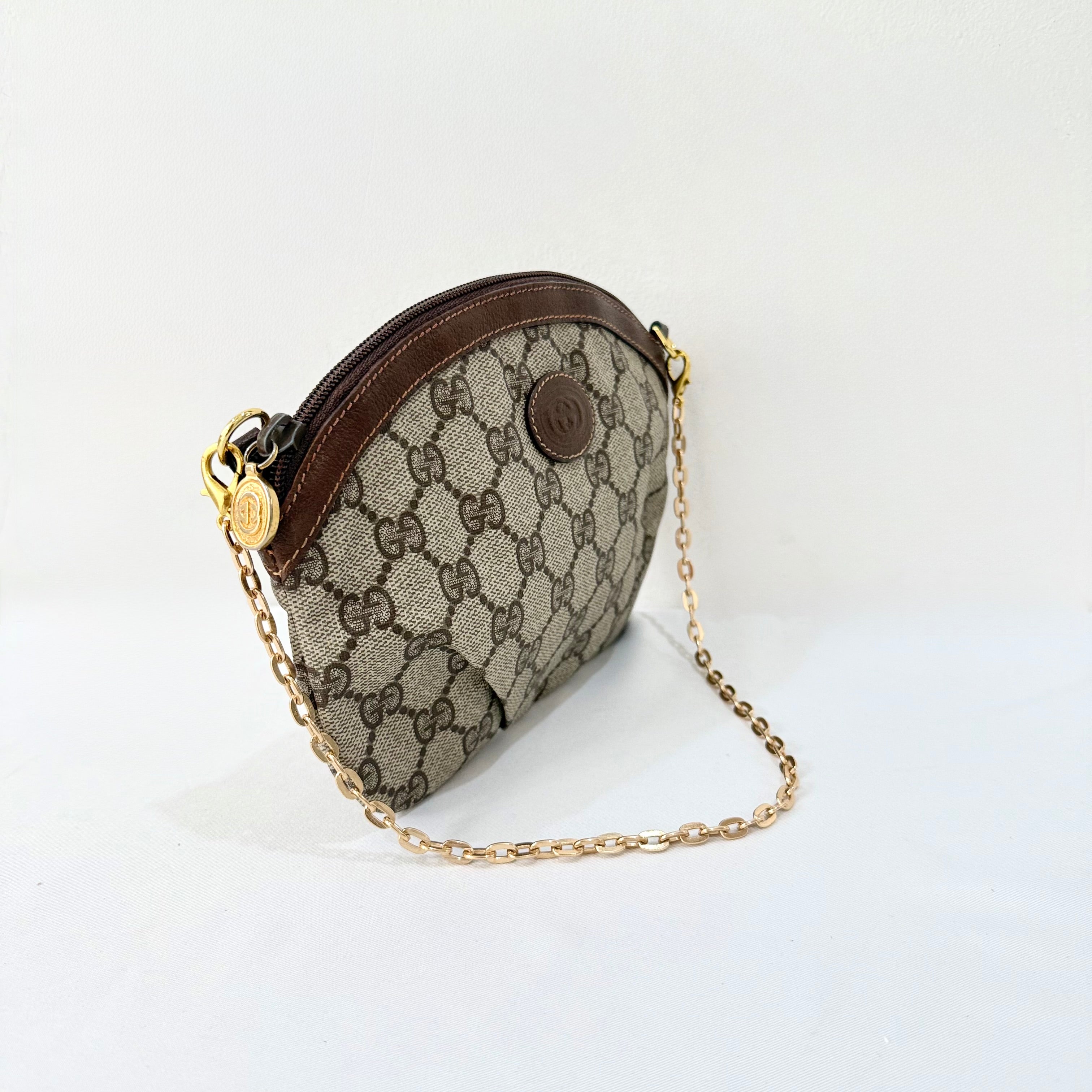 GUCCI GG Supreme Web Sherry Line Pochette