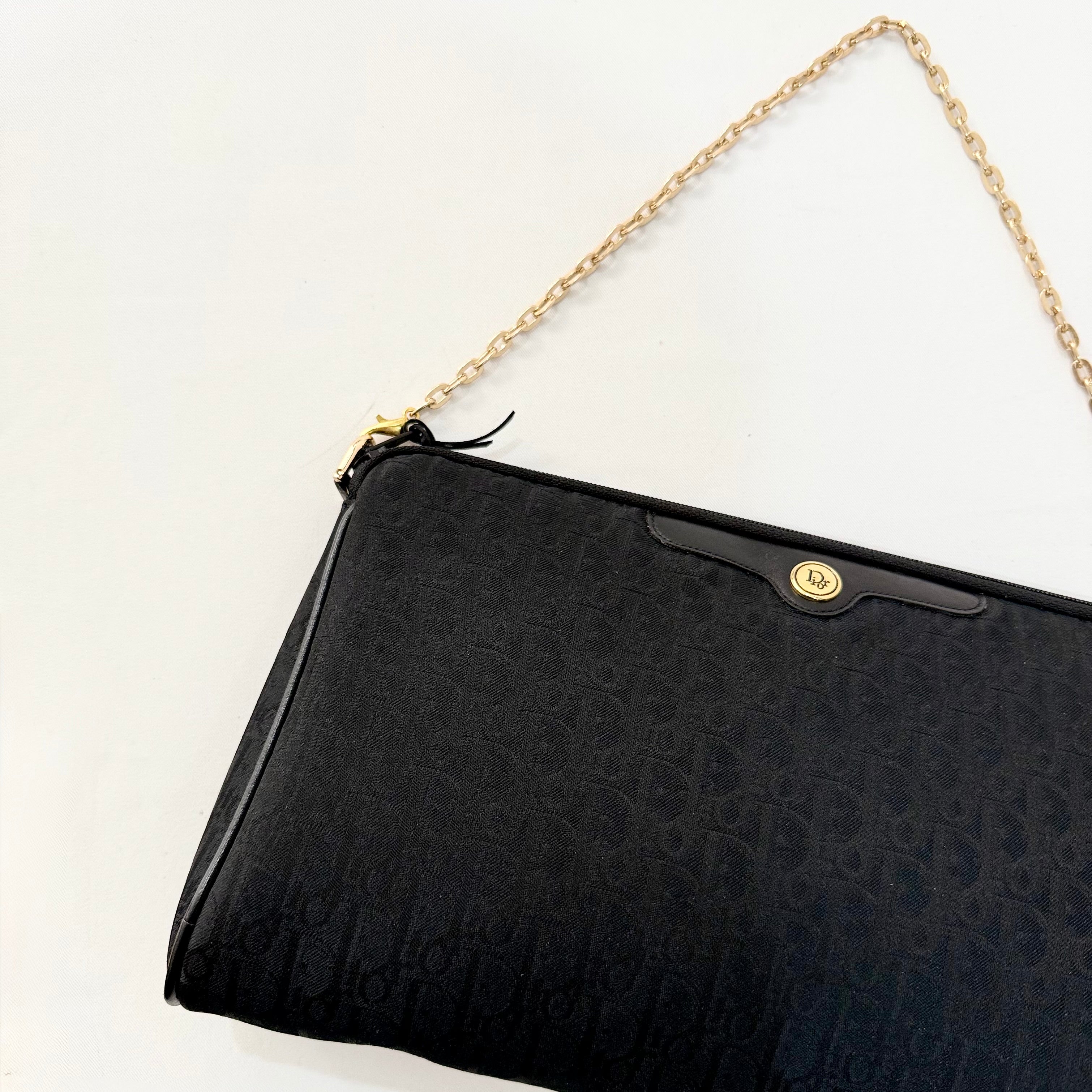 Christian Dior Trotter Monogram Clutch