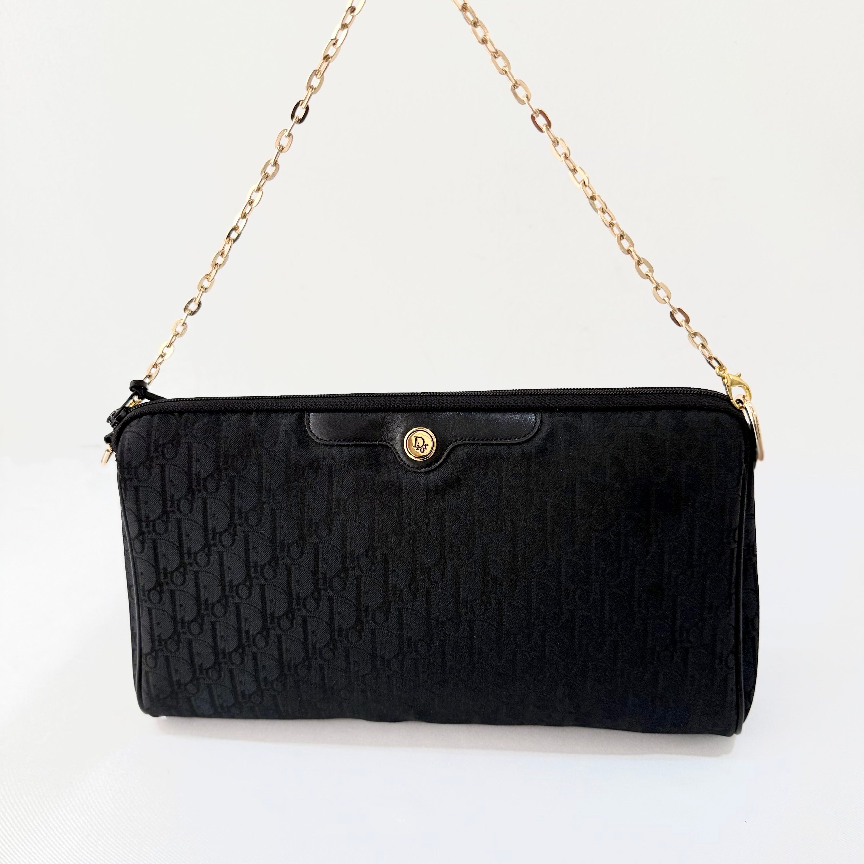 Christian Dior Trotter Monogram Clutch