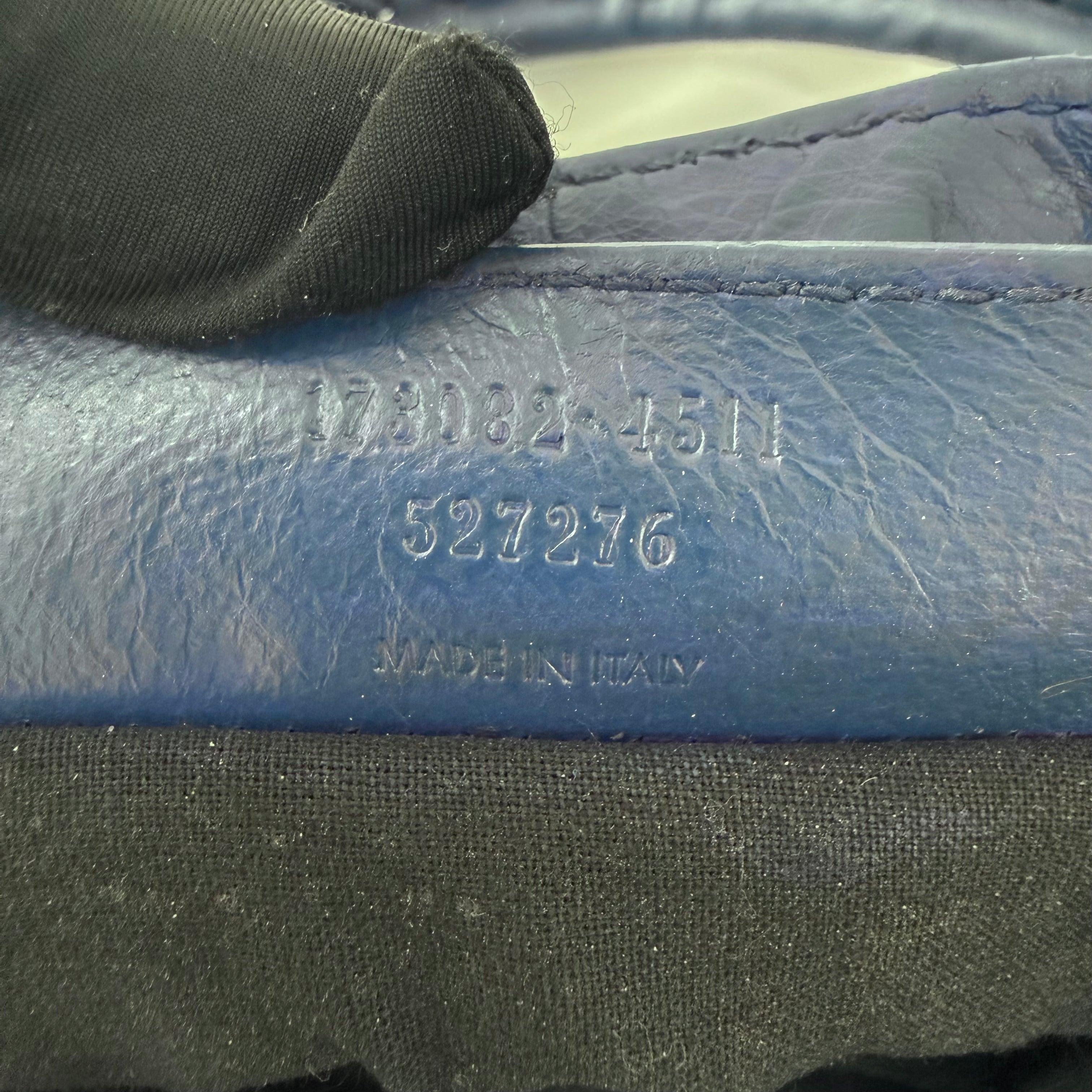 Balenciaga Bleu Lavande Lambskin Giant Part Time Shoulder Bag