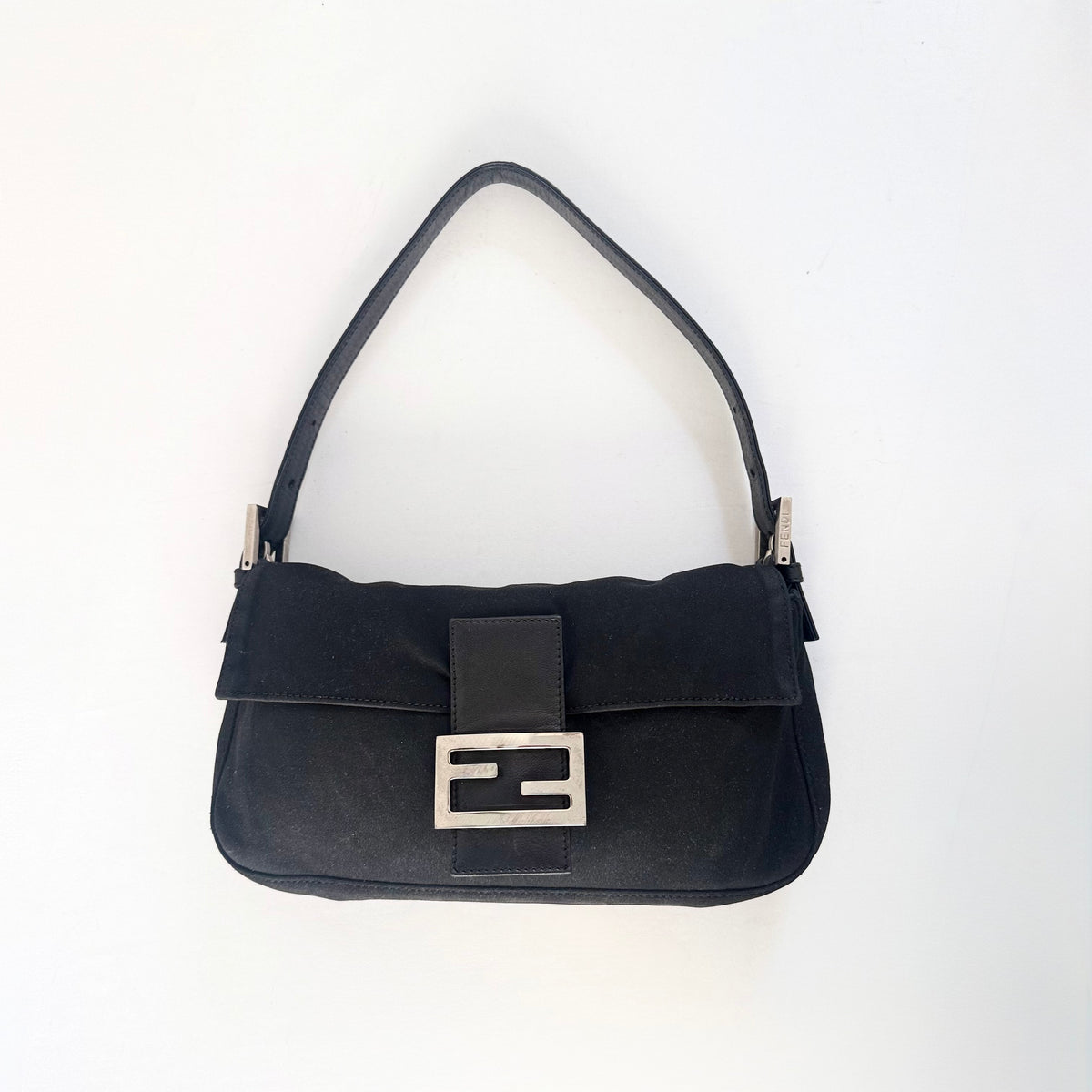 Fendi Black Baguette Bag