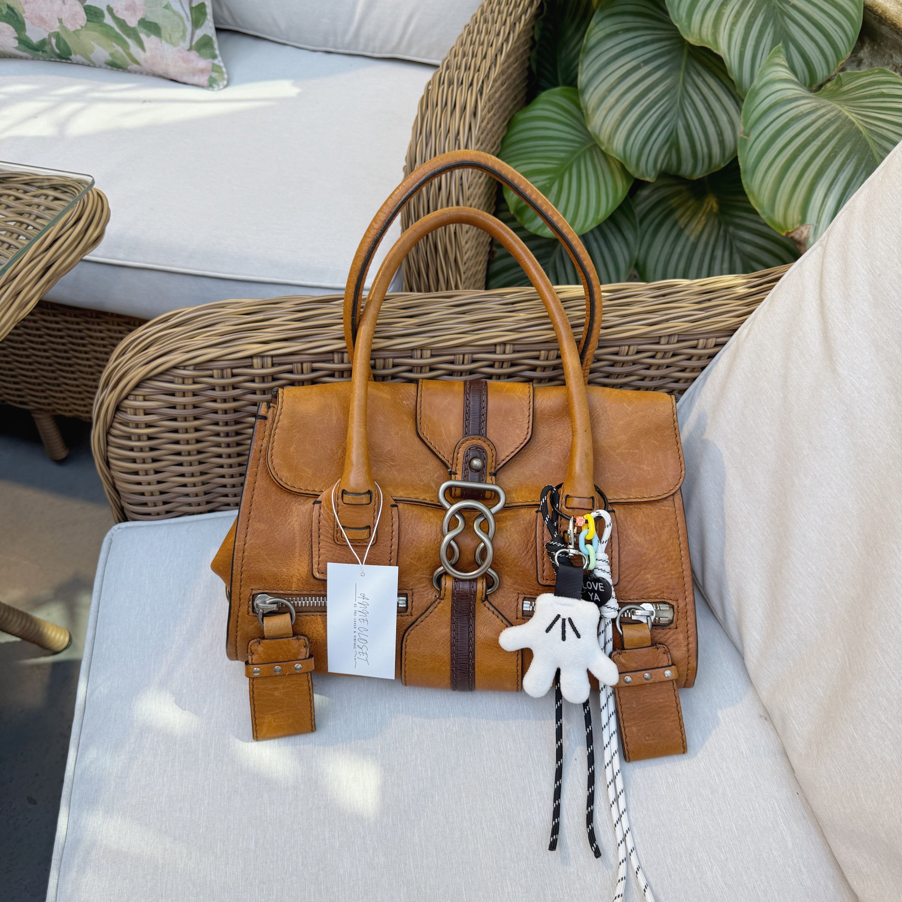 Chloe Brown Leather Bag