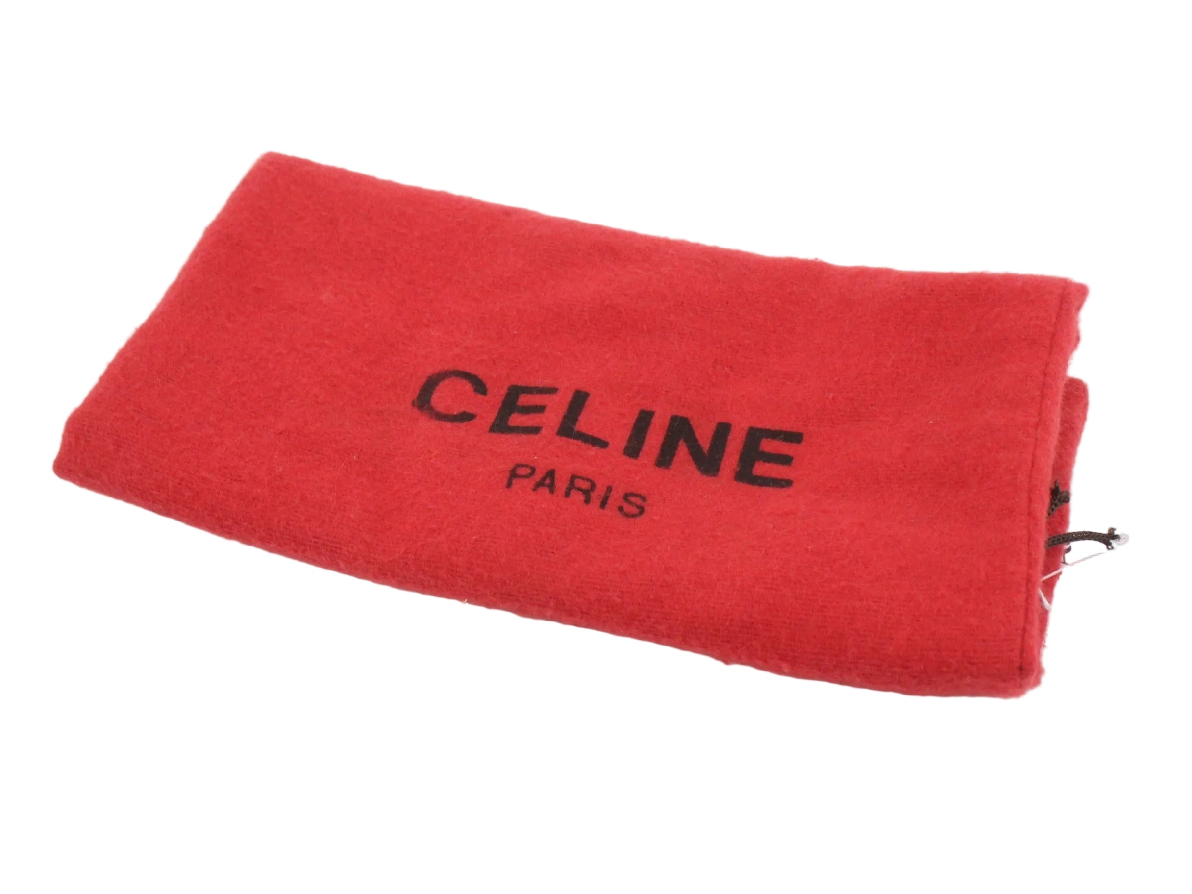 Celine Vintage Paris Triomphe Dark Brown Shoulder Bag