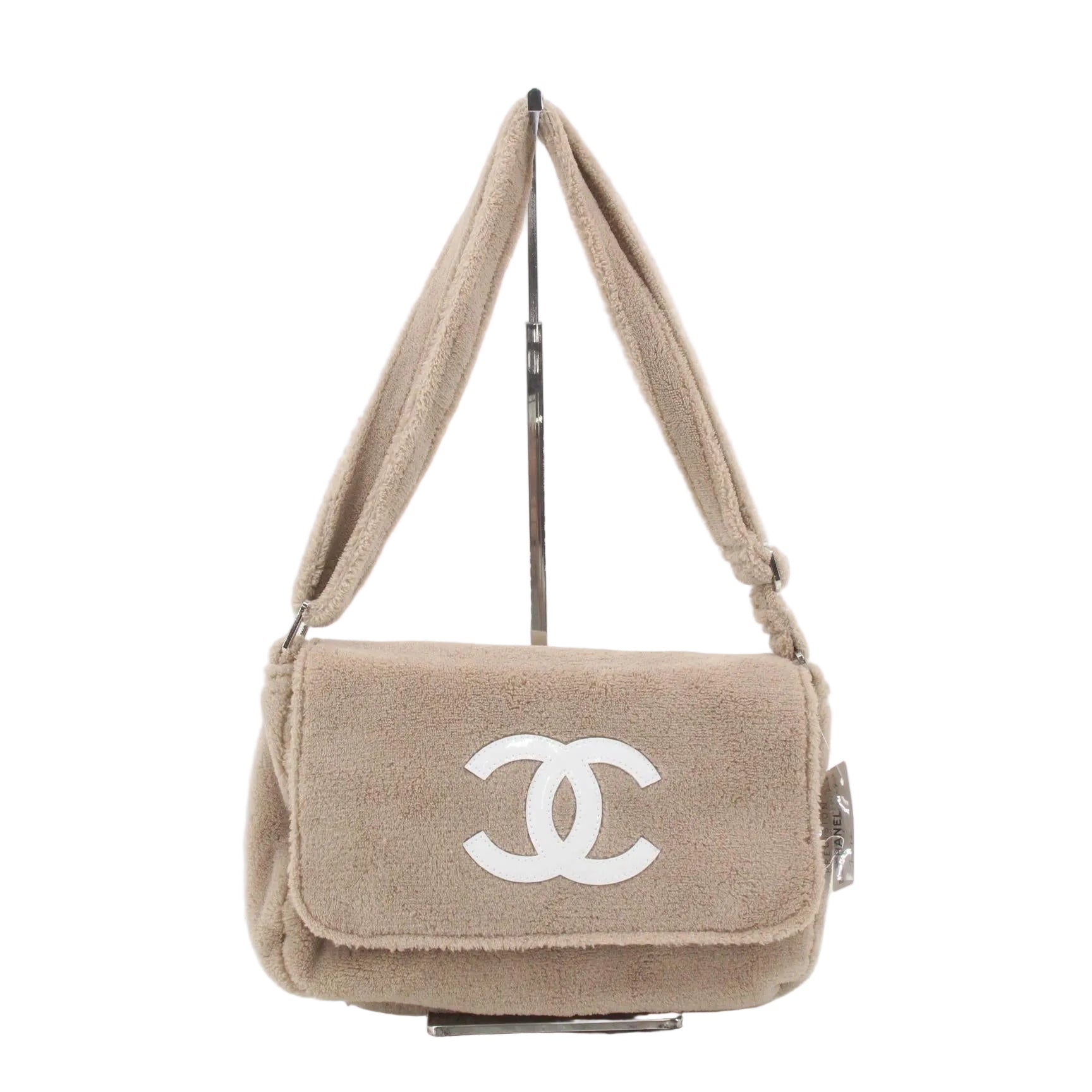 Chanel Precision Tan Beige Crossbody CC