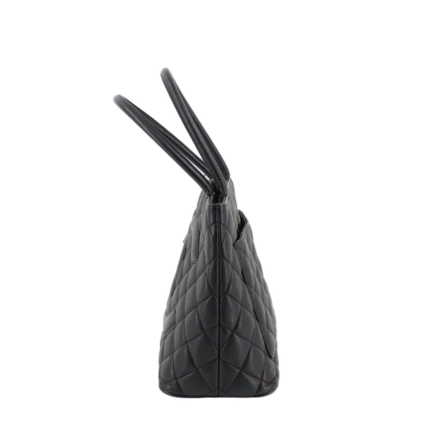 Chanel Caviar Medallion Tote Black