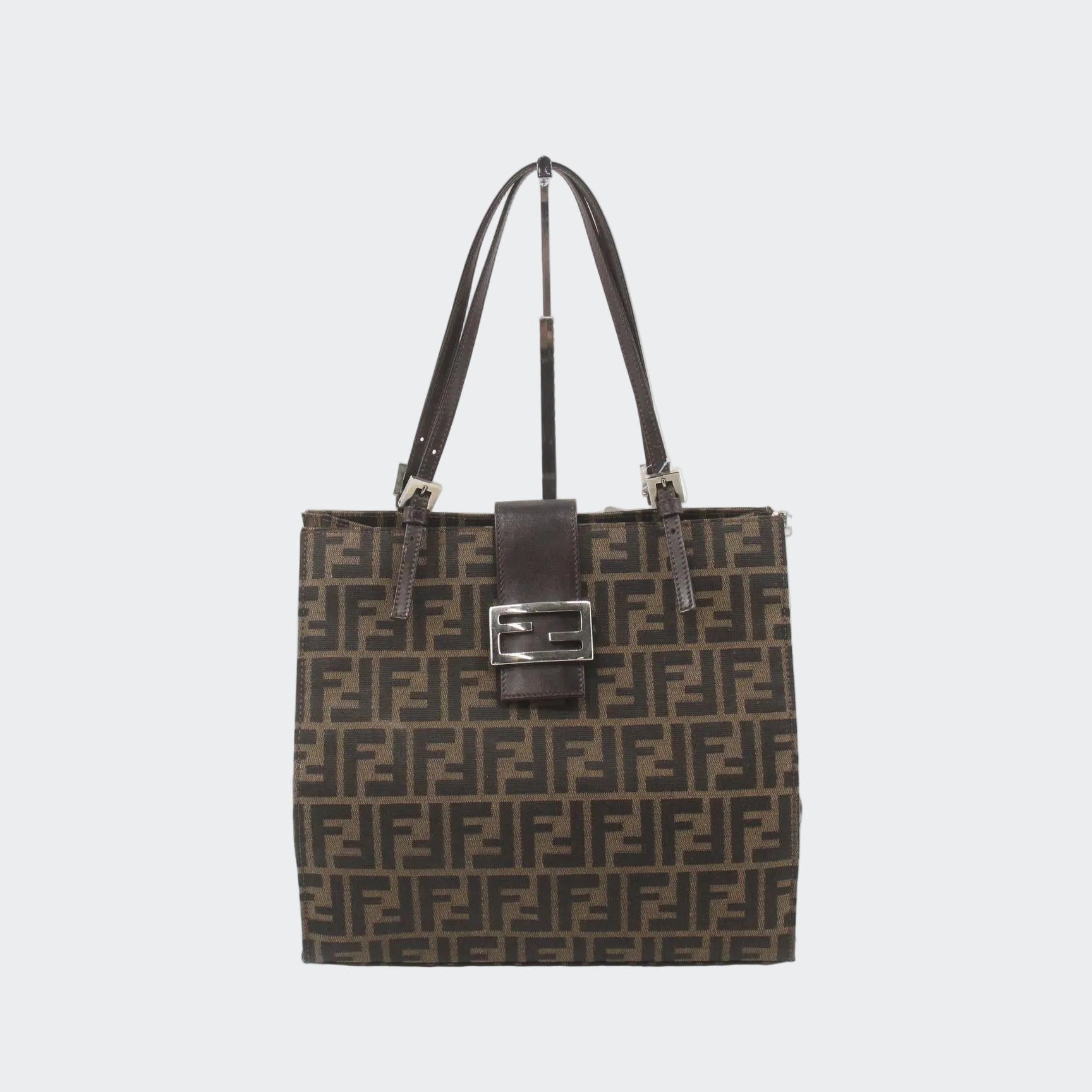 Fendi FF Monogram Baguette Tote Bag
