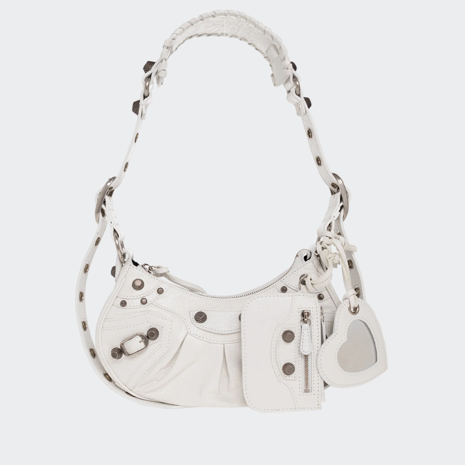 Balenciaga Cagole Shoulder Bag Xs in White