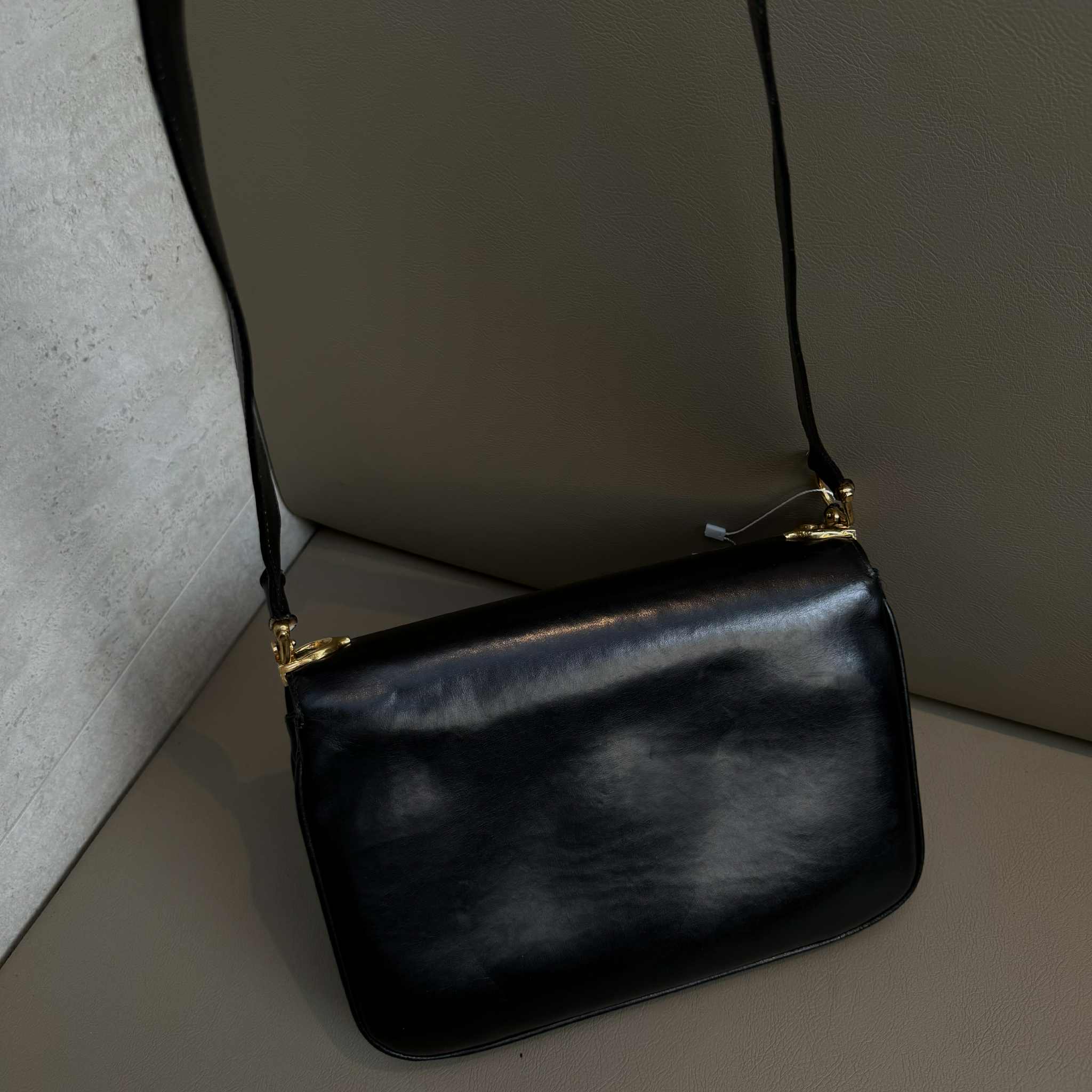 Celine Vintage Box Bag Black