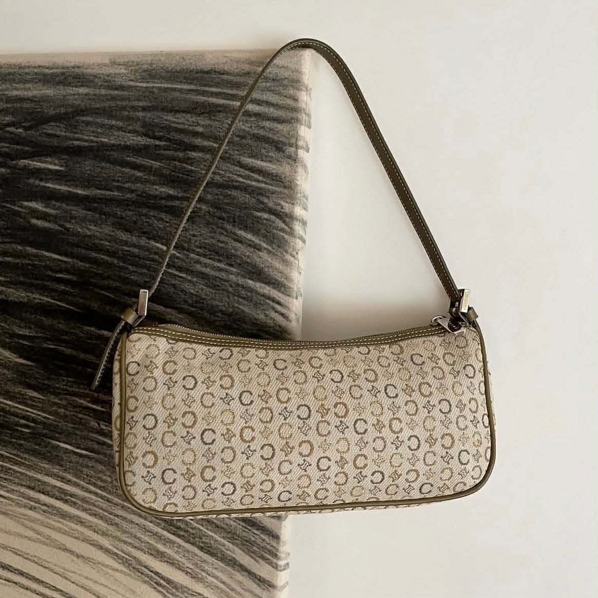 Celine Macadam C Macadam Canvas Baguette Vintage