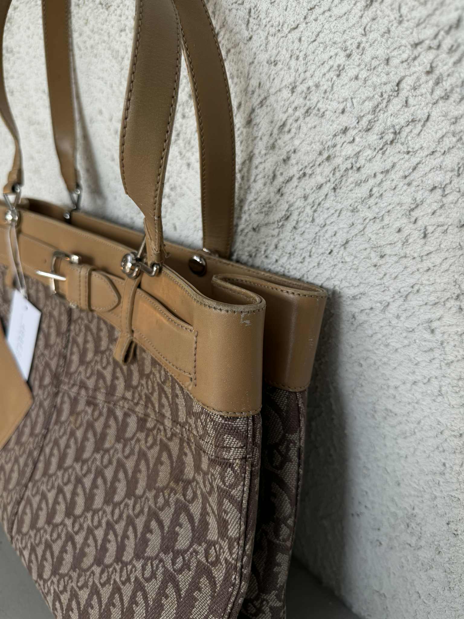 Christian Dior Brown Trotter Tote Handbag