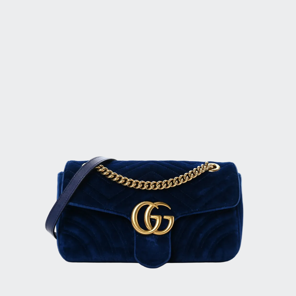 Gucci Marmont Velvet Small Shoulder Bag