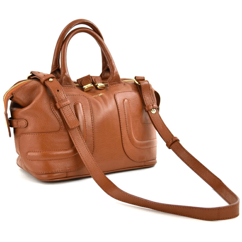 See By Chloe Brown Leather Handbag