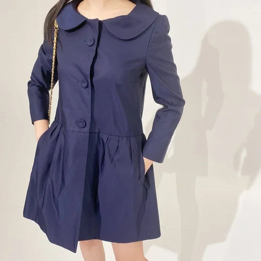 PRADA Trench Coats Navy
