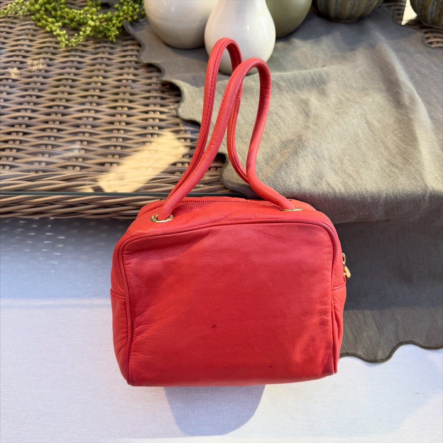 Loewe Anagram Small Boston Bag