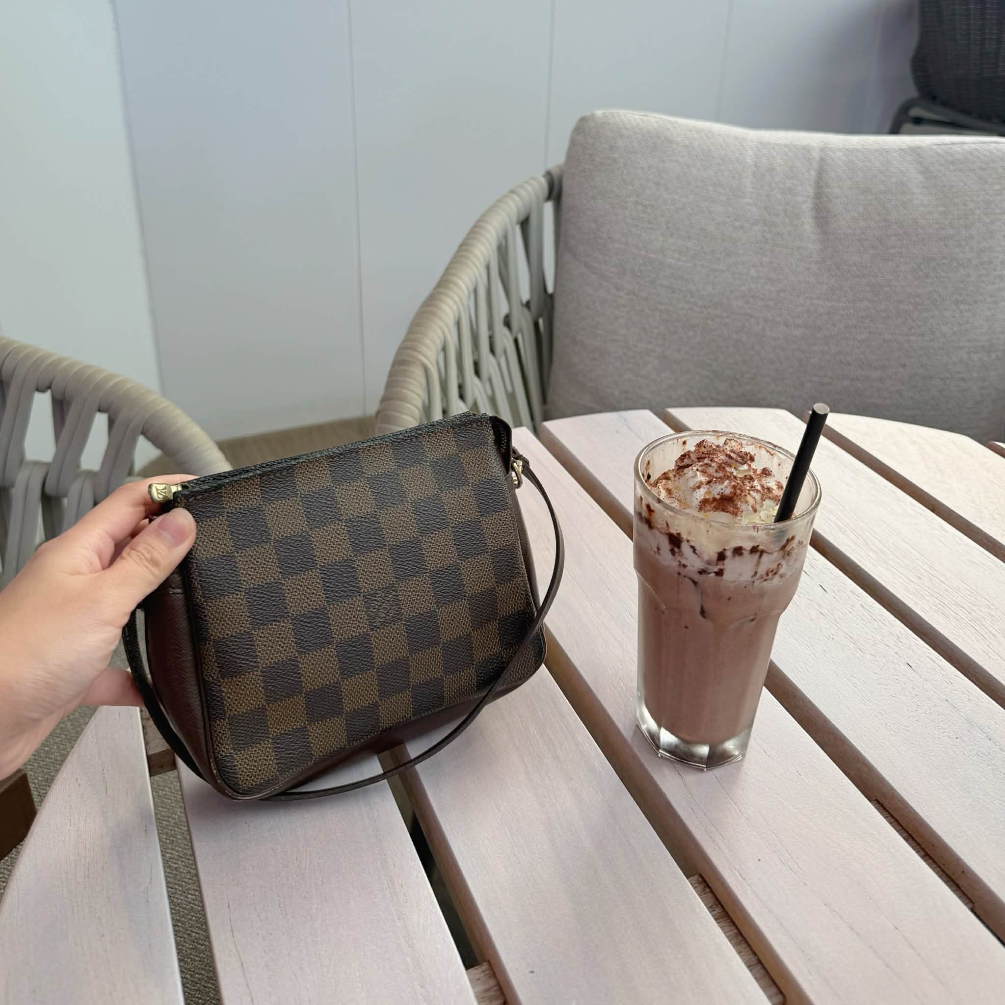 Louis Vuitton Trousse Pouch Damier Ebene