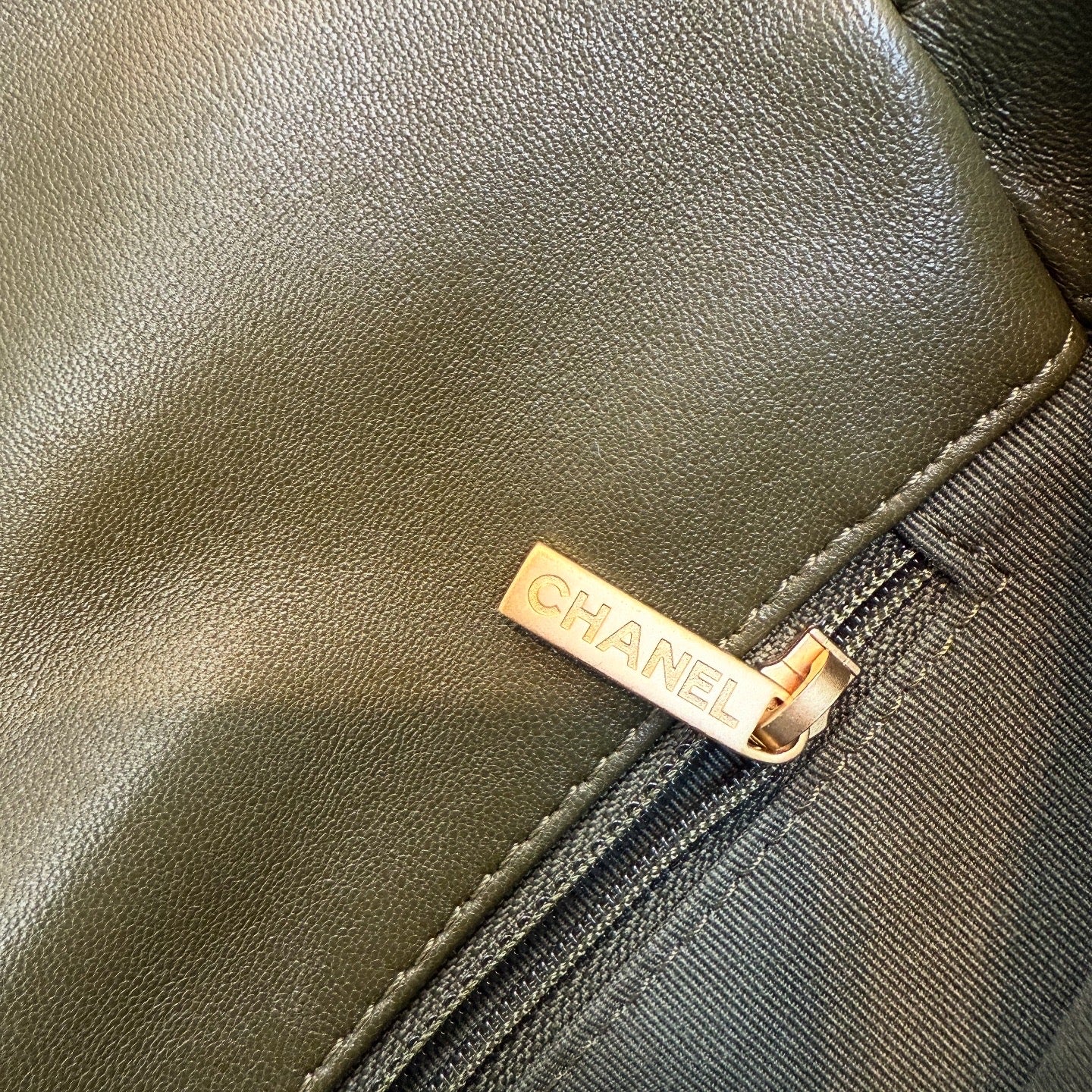 Chanel 19 Flap in Olive Green Lambskin