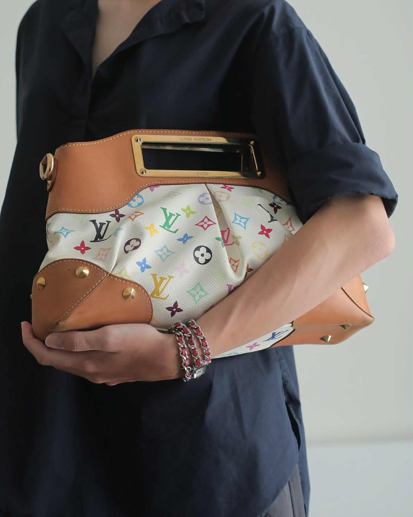 Louis Vuitton Judy Multicolore Monogram Canvas Bag