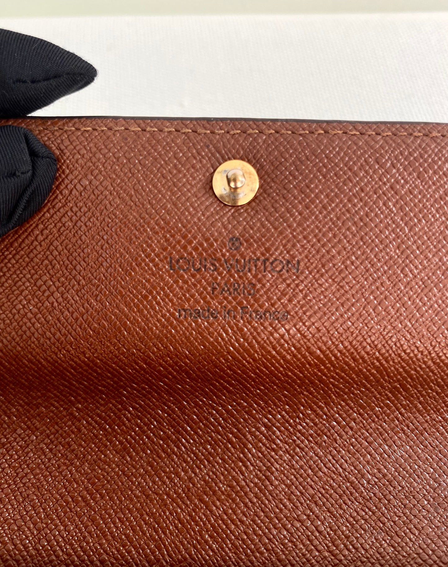 Louis Vuitton Monogram Sarah Long Wallet