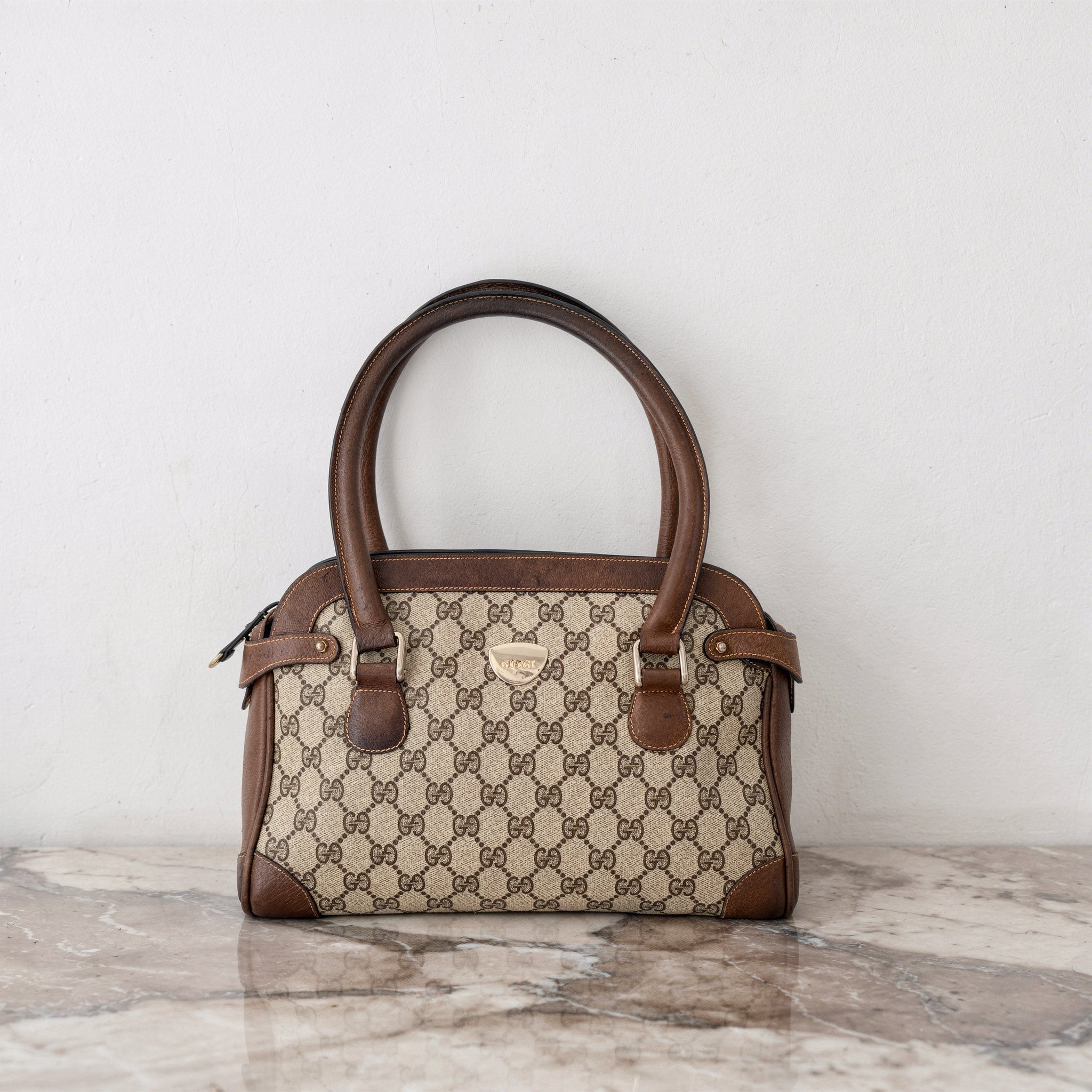 Gucci GG Plus Top Handle Bag Vintage