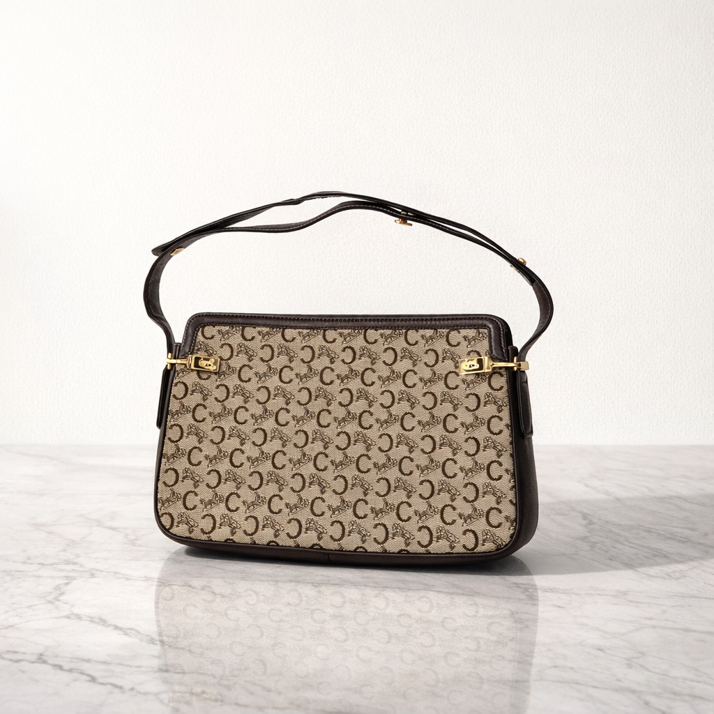 CELINE Vintage Sulky Horse Carriage Monogram