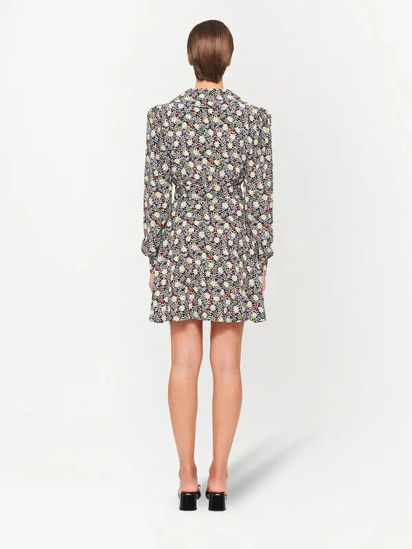 Miu Miu floral-print mini dress