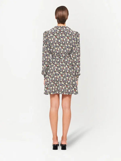 Miu Miu floral-print mini dress