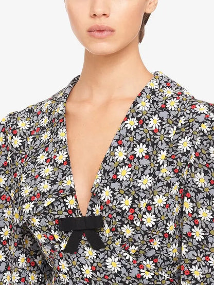 Miu Miu floral-print mini dress