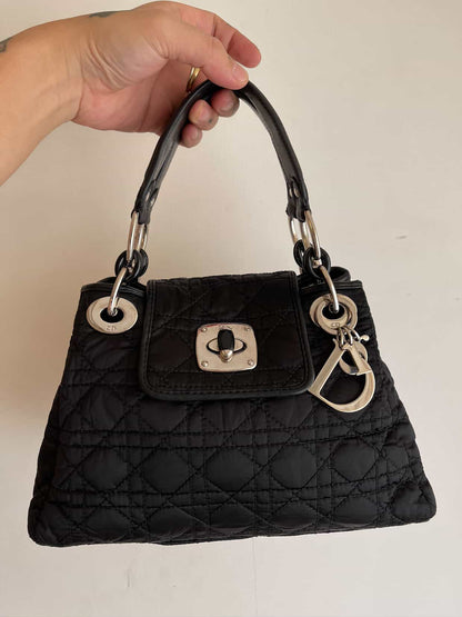 Dior Charming Nylon Cannage Tote