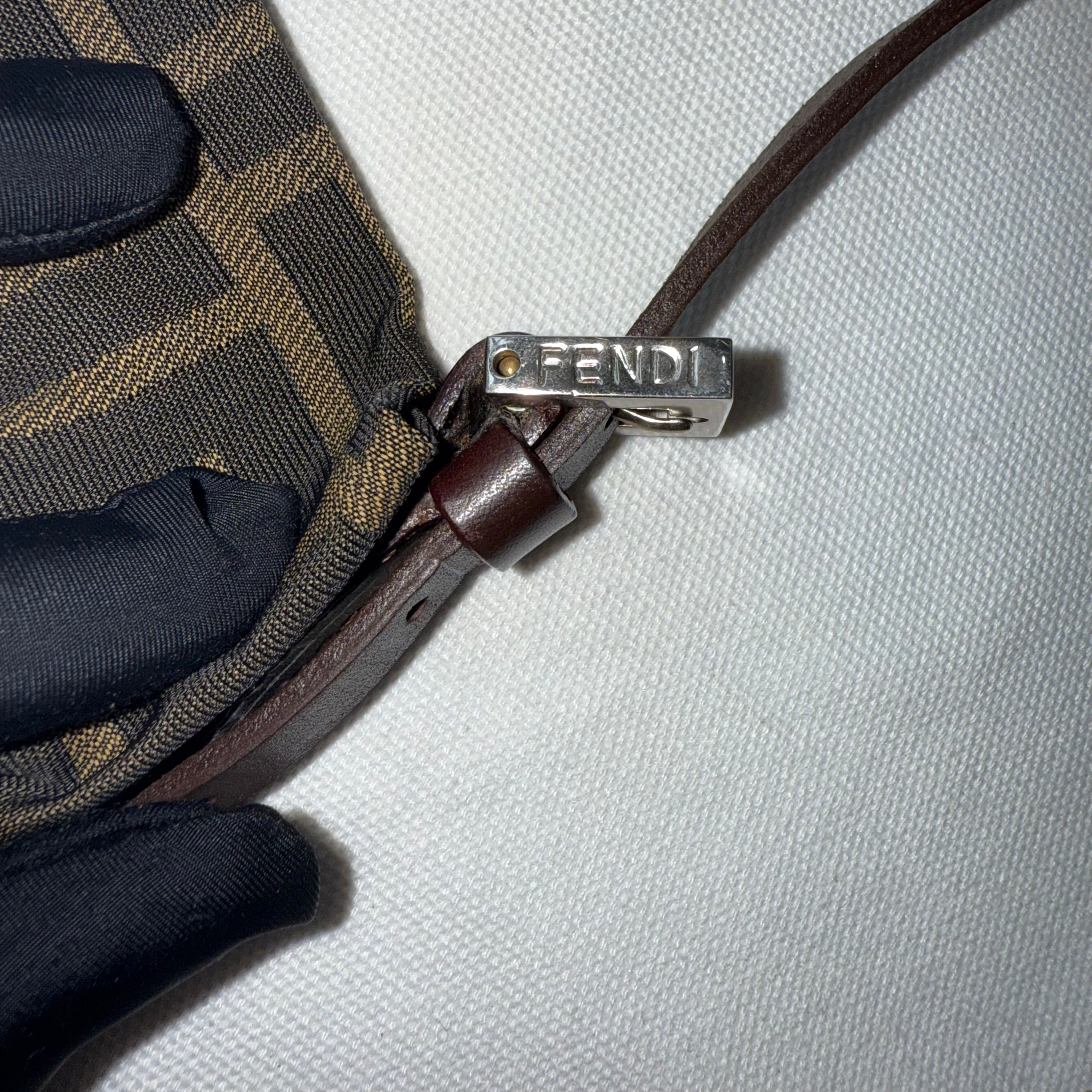 Fendi FF Zucca Canvas Shoulder Bag