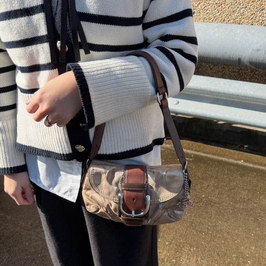 COACH Soho Signature Canvas Hobo Shoulder Bag