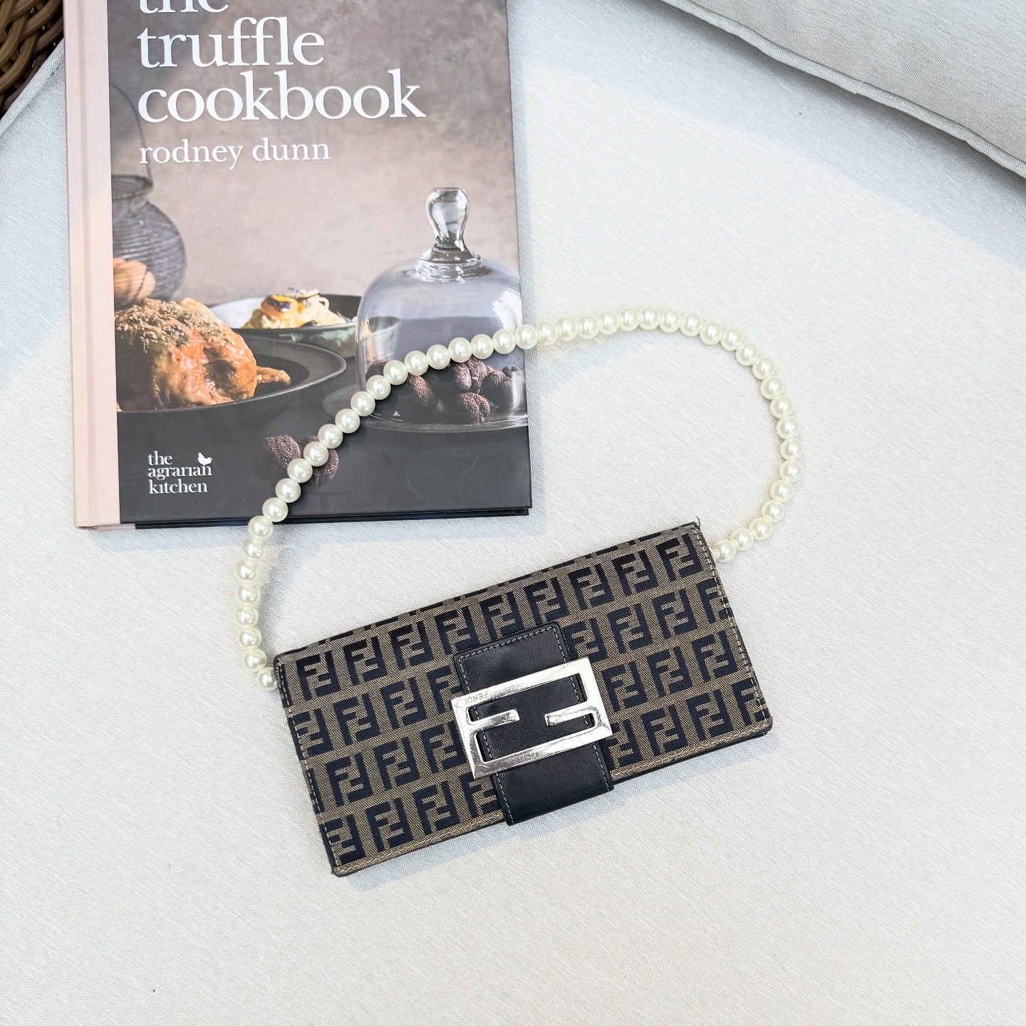 FENDI Long Wallet Zucca Vintage Canvas