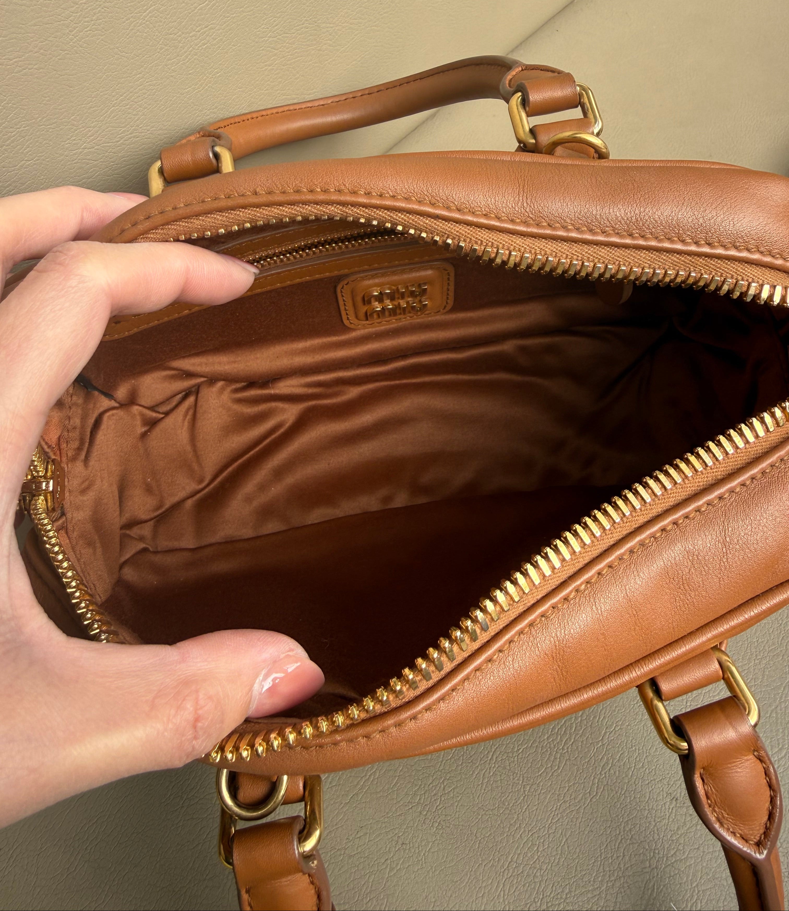 Miu Miu Arcadie leather bag
