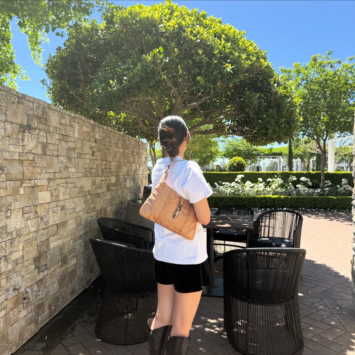 Gucci Jackie Vintage Lizard Shoulder Bag