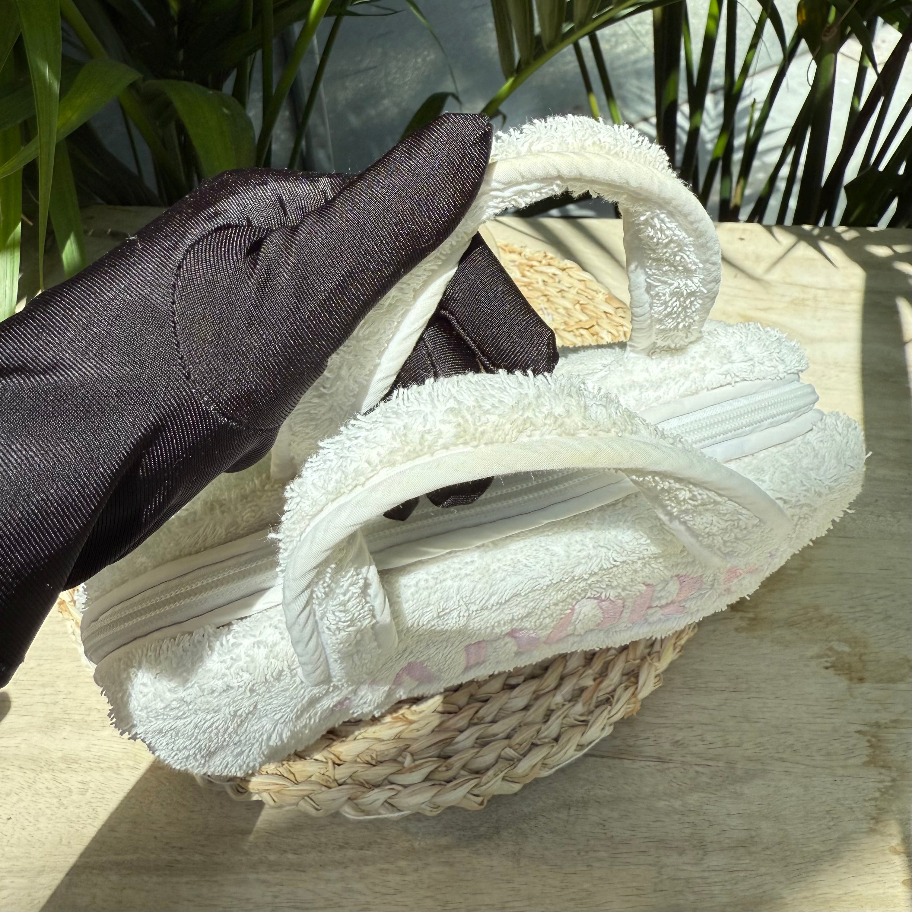 Dior Vintage Jadore Terry Cloth Hand Bag