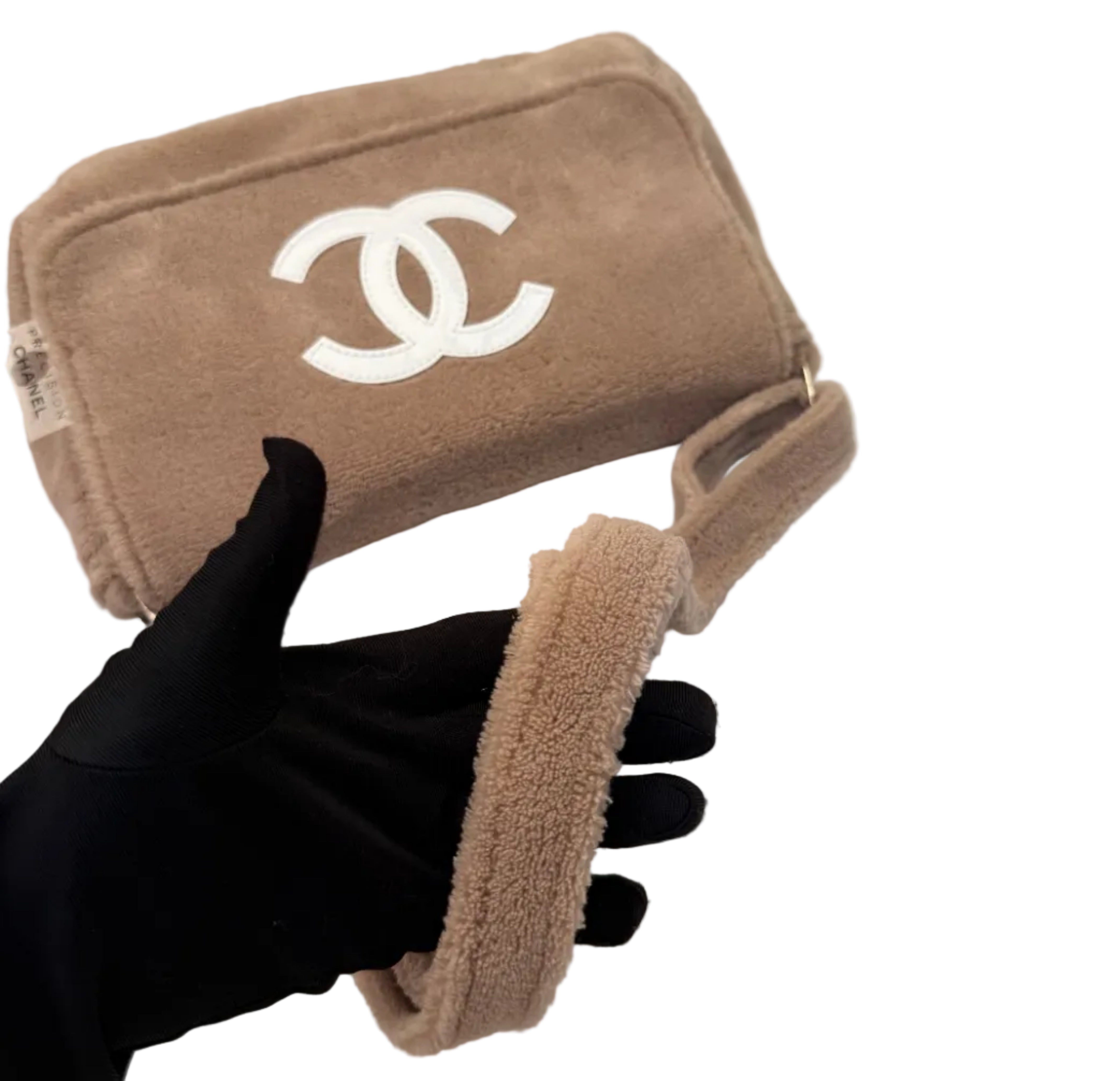 Chanel Precision Tan Beige Crossbody CC