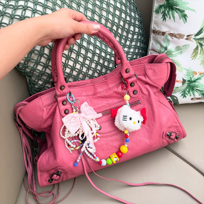 Balenciaga City Pink Leather Handbag