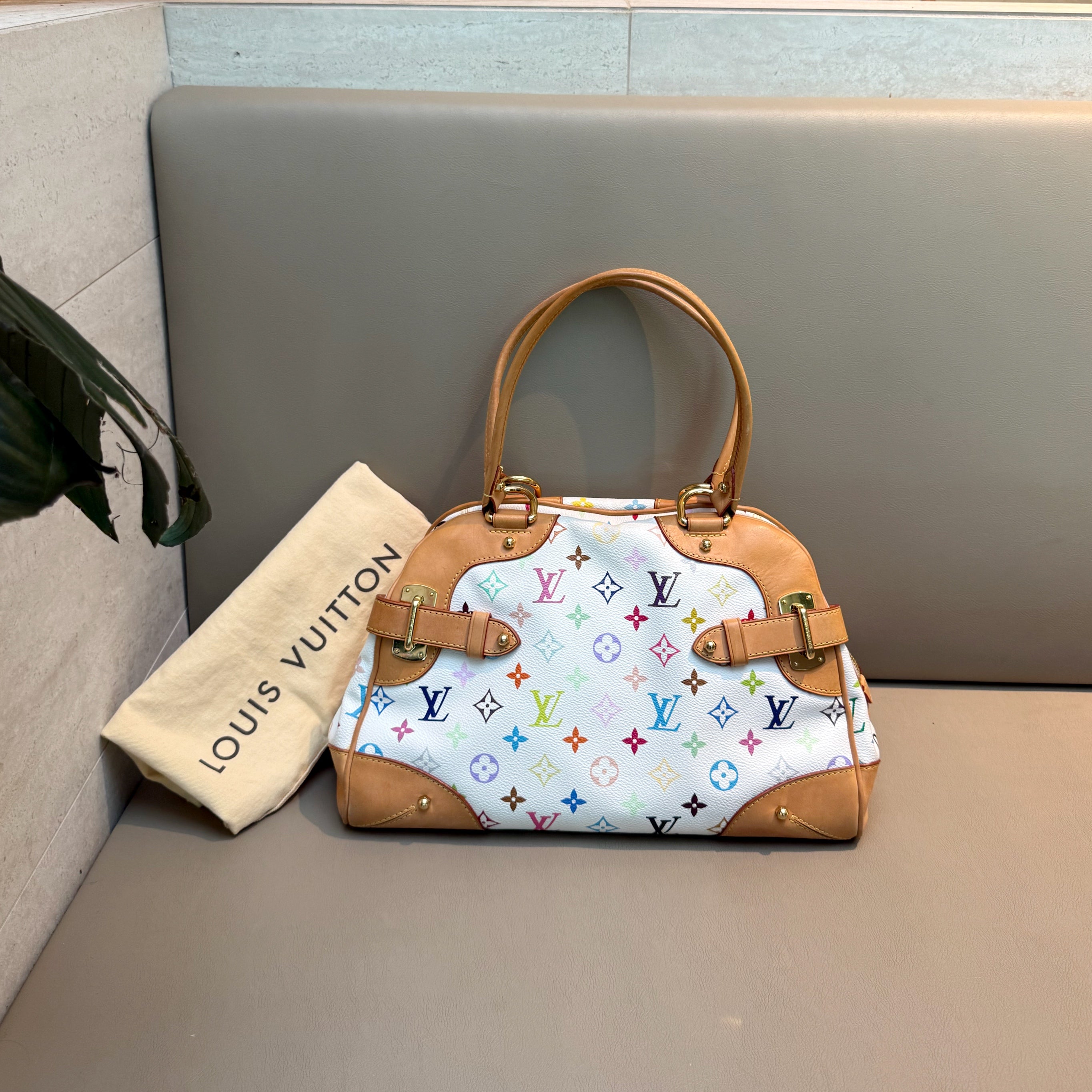Louis Vuitton x Murakami Limited Edition Monogram Multicolor Claudia Bag