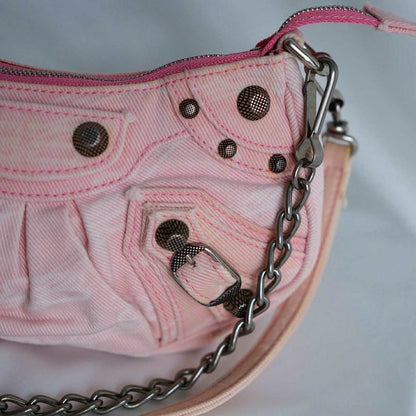 Balenciaga Le Cagole Pink Denim