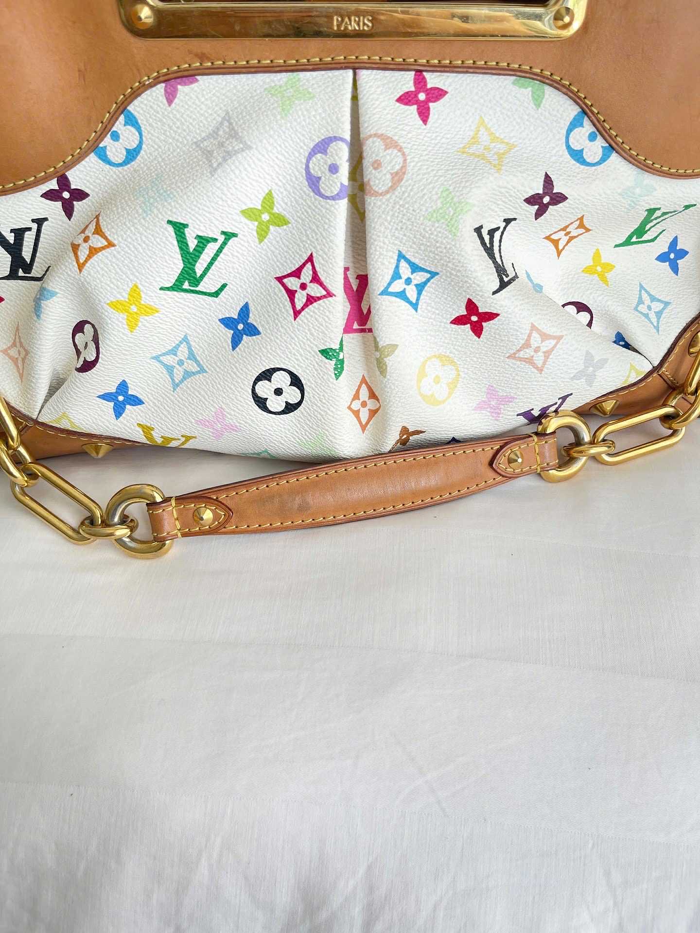 Louis Vuitton Judy Multicolore Monogram Canvas Bag