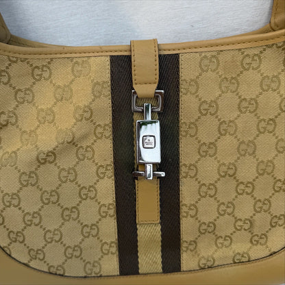 Gucci Jackie Bag - GG Beige Canvas
