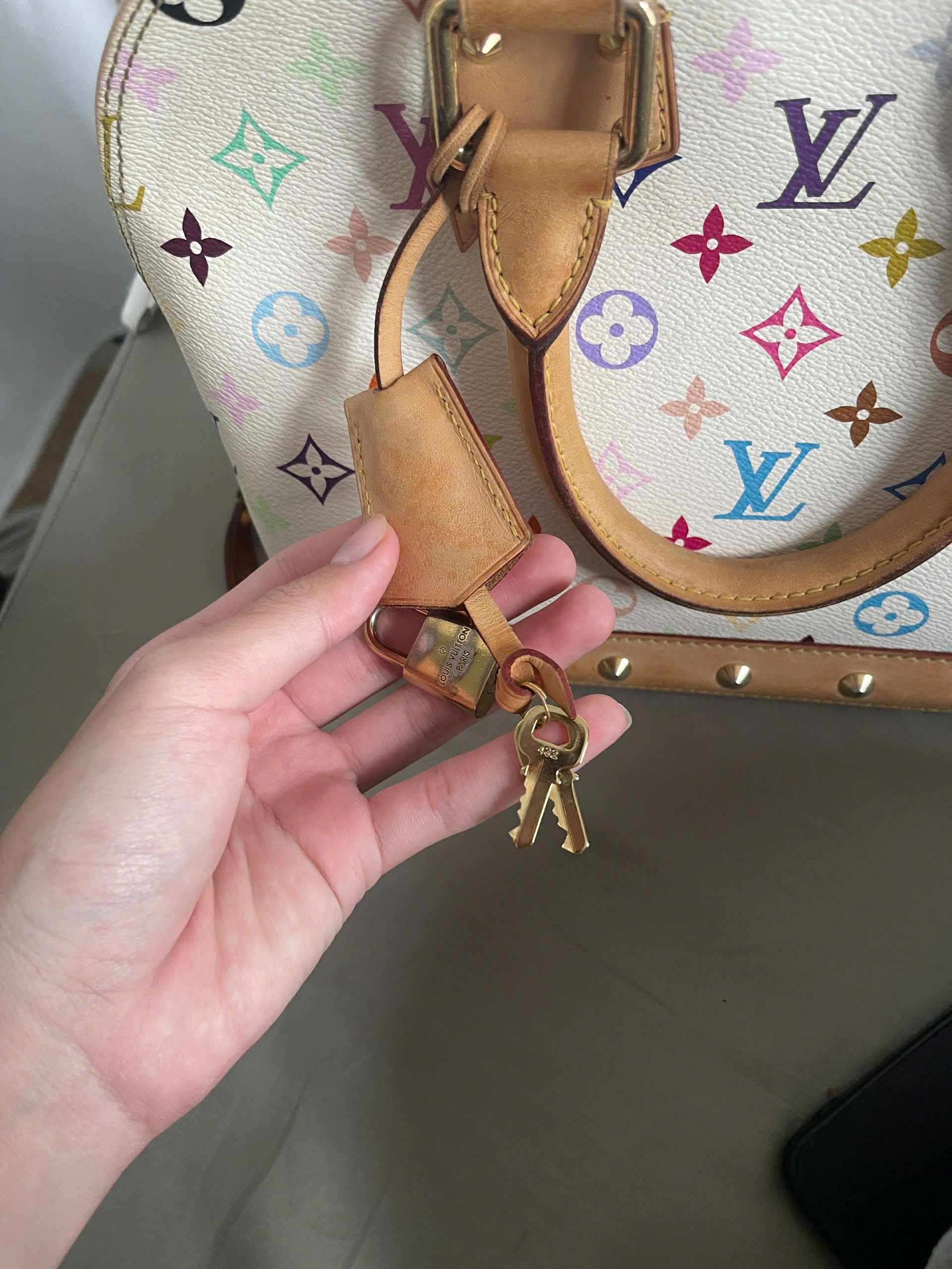 Louis Vuitton Takashi Murakami Multicolour Alma