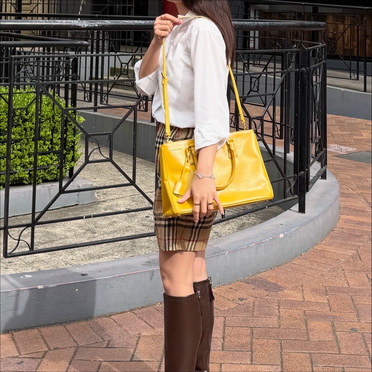Prada Saffiano Lux Galleria Double Zip Tote