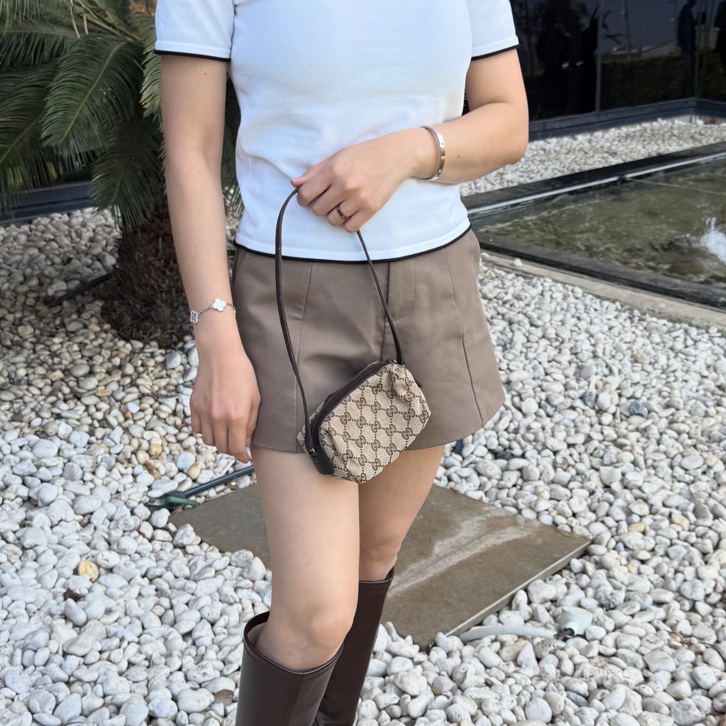 Gucci Pochette GG Canvas Mini