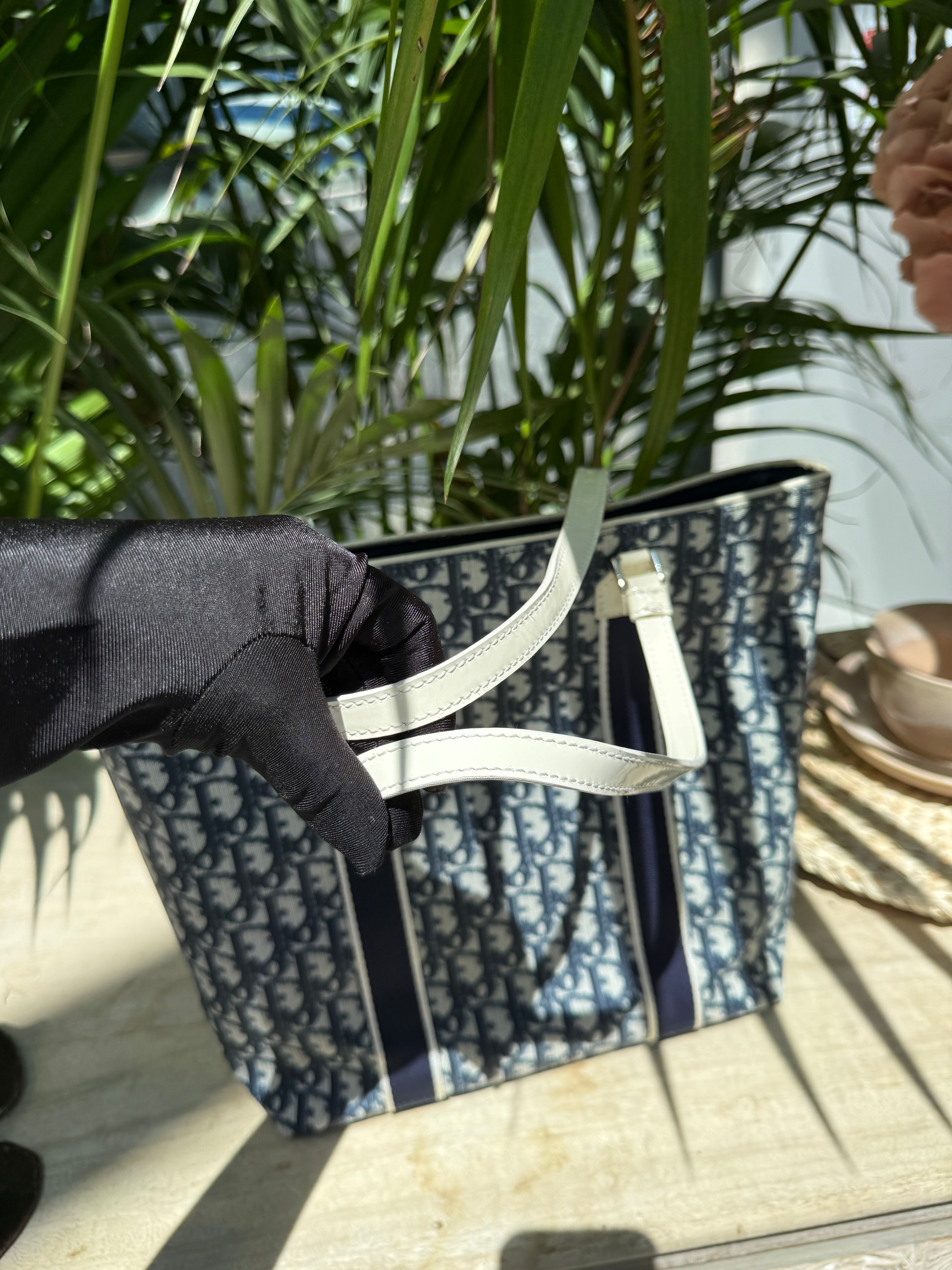 Christian Dior Monogram Trotter No. 1 Tote Bag Navy