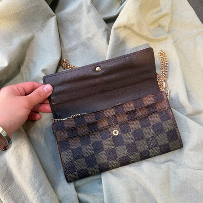 Louis Vuitton Sarah Wallet Damier Ebene