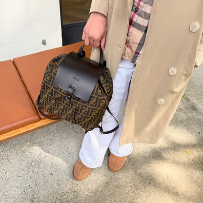 FENDI Zucca Backpack Brown