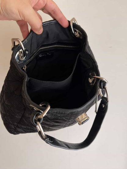 Dior Charming Nylon Cannage Tote